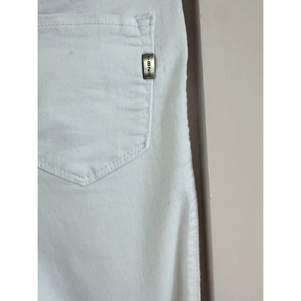 1822 Denim Womens White Skinny Jeans‎ Size 6 Stretch Mid Rise Slim Fit Pants